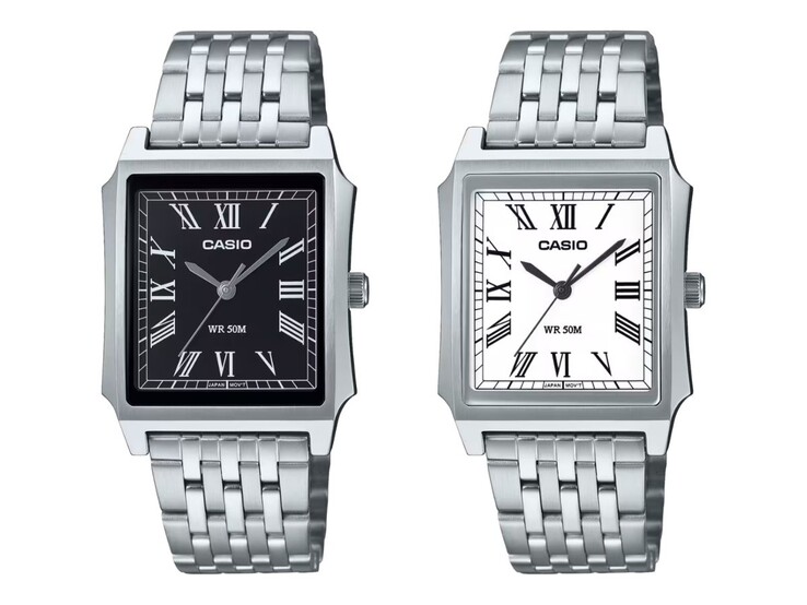 Zegarki Casio MTPB190D-1BV (po lewej) i MTPB190D-7BV (po prawej)