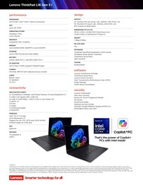Specyfikacja Lenovo ThinkPad L16 Gen 3 Intel.
