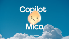 Zdjęcie promocyjne przedstawiające asystenta Mico AI firmy Copilot