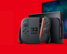 Konsola Nintendo Switch 2 z kontrolerami Joy-Con i stacją dokującą (źródło obrazu: Nintendo)