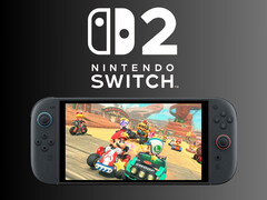 Nintendo Switch 2 grające w Mario Kart World (źródło obrazu: Nintendo of America z poprawkami)