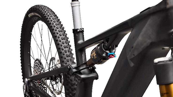 Model S-Works Turbo Levo R Ultralight jest wyposażony w technologię zawieszenia GENIE firmy Specialized