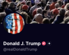 Konto DJT na platformie Truth Social