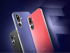 Samsung Galaxy F36 5G jest dostępny w kolorach koralowej czerwieni, luksusowego fioletu i onyksowej czerni ze sztucznej skóry (źródło zdjęcia: Samsung)