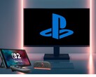 Switch 2 obok monitora PC z logo PlayStation (źródło zdjęcia: Nintendo of America, Sony PlayStation z poprawkami)