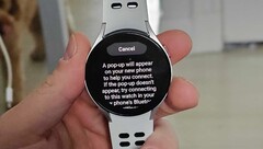 Zegarek Galaxy z nową funkcją w wersji beta. (Źródło: Max Weinbach via 9to5Google)