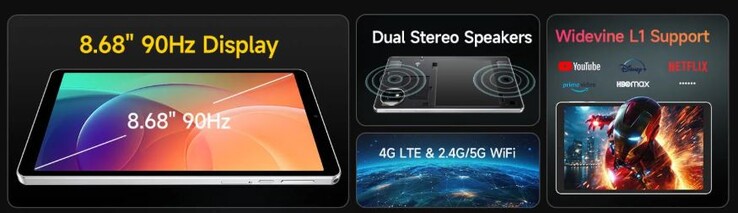 Tab A9 Pro ma kompaktowy 8-calowy ekran (źródło obrazu: Ulefone)