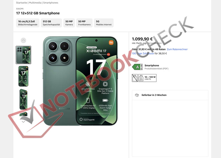 (Źródło obrazu: za pośrednictwem Notebookcheck)