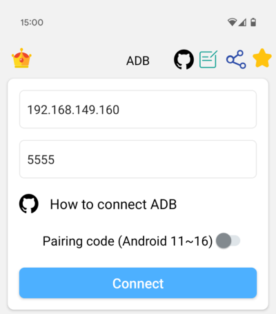 Jeśli mają Państwo zapasowe urządzenie Android, aplikacja ADB jest zdecydowanie najłatwiejszym i najszybszym sposobem na wydawanie poleceń Google TV (Źródło obrazu: Notebookcheck)