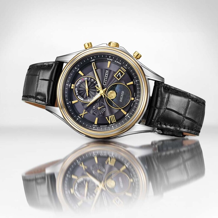Widok pod kątem modelu Citizen Exceed Mid-Autumn Moon BY1025-17E