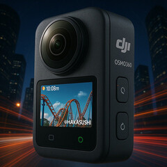 Koncepcyjny obraz DJI Osmo 360 oparty na zdjęciach FCC, które wyciekły. (Źródło zdjęcia: Hakasushi)