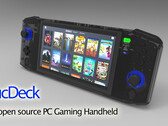 Handheld do gier NucDeck DIY otrzymuje niektóre z wykończeń (źródło obrazu: CNCDan)