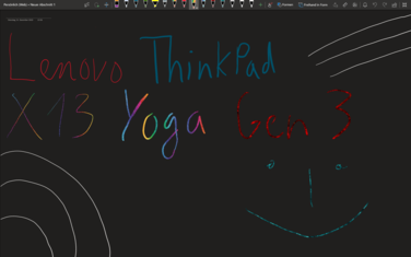 Lenovo ThinkPad X13 Yoga Gen 3: test funkcjonalności pióra