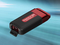 Przenośny dysk SSD USB4 jest dostępny w wersjach o pojemności 1 TB, 2 TB i 4 TB. Na zdjęciu: obraz promocyjny dysku. (Źródło zdjęcia: Team Group)