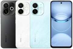 Tecno Spark 30C 5G jest dostępny w wersjach kolorystycznych Aurora Cloud, Azure Sky i Midnight Shadow (źródło zdjęcia: Tecno)