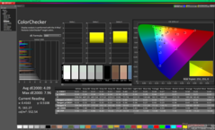 ColorChecker przed kalibracją (sRGB)