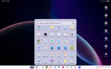 Menu Start systemu Googlebook OS