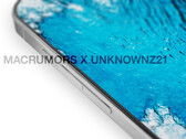 Render iPhone'a 15 Pro z konwencjonalnymi przyciskami sprzętowymi. (Źródło obrazu: MacRumors &amp; @URedditor)