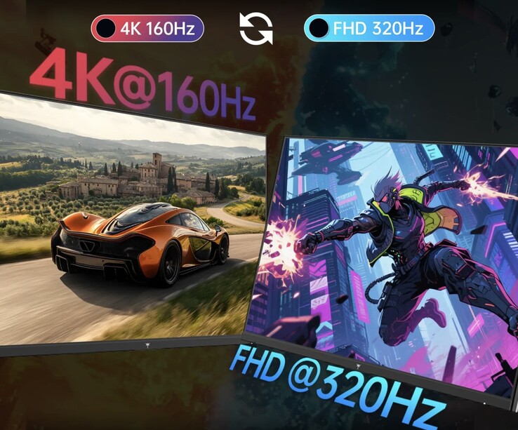 Monitor do gier KTC M27P6S posiada funkcję podwójnego trybu pracy.