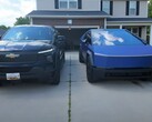 Tesla Cybertruck musi stawić czoła silnej konkurencji ze strony konkurencyjnych elektrycznych pickupów, w tym Chevroleta Silverado EV. (Źródło obrazu: Lamar MK via YouTube)