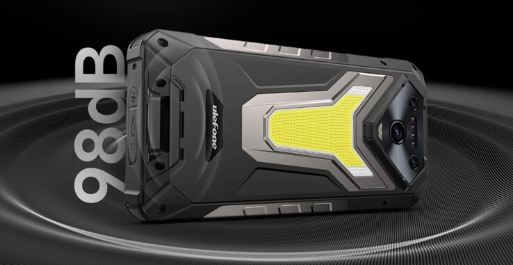 Na pokładzie znajdują się potężne głośniki i setki indywidualnych diod LED. (Źródło obrazu: Ulefone)