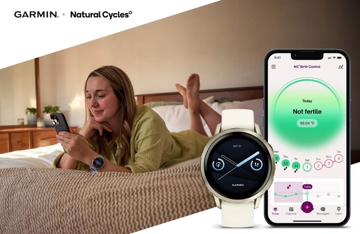 Smartwatche Garmin integrują się teraz z aplikacją Natural Cycles