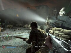 Obraz z gry Medal of Honor: Airborne. (Źródło obrazu: World of Longplays - YouTube)