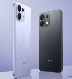 Oppo K13 jest dostępny w kolorach lodowatej purpury i pryzmatycznej czerni (źródło zdjęcia: Oppo)