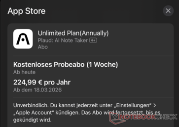 Na samym początku oferowana jest subskrypcja.