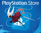 Hornet z Silksong z logo PlayStation Store (źródło obrazu: Team Cherry, Sony PlayStation z poprawkami)