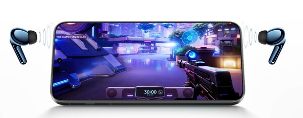 Słuchawki douszne Vivo TWS 5 mają tryb gier o niskim opóźnieniu. (Źródło zdjęcia: Vivo)