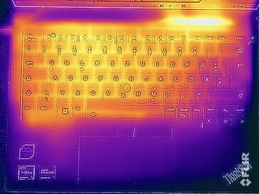 Test naprężeń w temperaturach powierzchniowych (góra)