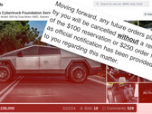 Ten Tesla Cybertruck na Cars &amp; Bids jest zwolniony z polityki antysprzedażowej Tesli, ale inni otrzymali zakazy za próbę podobnej sprzedaży. (Źródło zdjęcia: Cars &amp; Bids / Cybertruck Owners Club - edytowane)