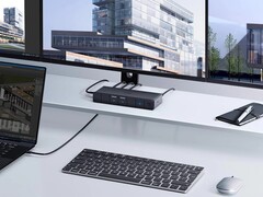 Anker 568 USB-C Docking Station obsługuje potrójne wyświetlacze w rozdzielczości 4K. (Źródło obrazu: Anker)