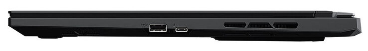 Prawa strona: USB 3.2 Gen 2 (USB-A), Thunderbolt 4 (USB-C; Power Delivery, DisplayPort)