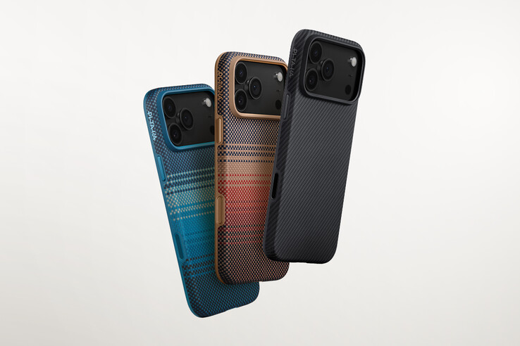 i etui Aramid UltraGuard dla iPhone'a z serii 17. (Źródło: Pitaka)
