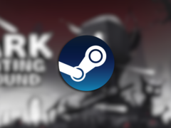 Dark Hunting Ground spędziło prawie rok we wczesnym dostępie przed premierą wersji 1.0. Na zdjęciu - oficjalny baner gry z nałożonym logo Steam (źródło obrazu: Steam - edytowane)