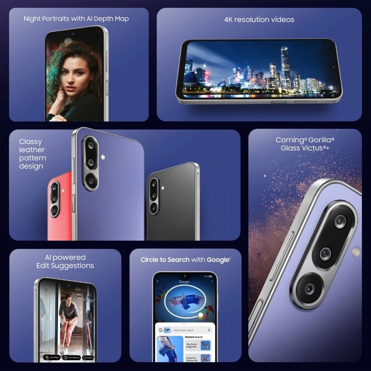 Kluczowe funkcje Samsung Galaxy F36 5G (źródło zdjęcia: Samsung)