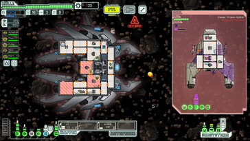 Na zdjęciu: zrzut ekranu z rozgrywki z gry FTL: Faster Than Light.