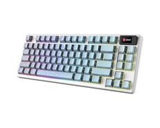 MSI Forge GK600 TKL Wireless Topo Blue Edition. (Źródło obrazu: MSI)
