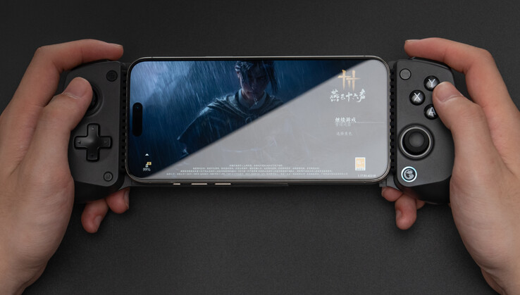 GameSir X5s jest kompatybilny z urządzeniami o szerokości od 105 do 213 mm. (Źródło obrazu: GameSir)