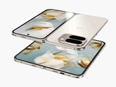 Mówi się, że Google Pixel 10 Pro Fold ma cieńszy zawias. (Źródło zdjęcia: @OnLeaks / Android Headlines)
