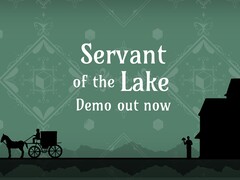 Główna grafika promocyjna gry „Servant of the Lake”.