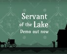 Główna grafika promocyjna gry „Servant of the Lake”.