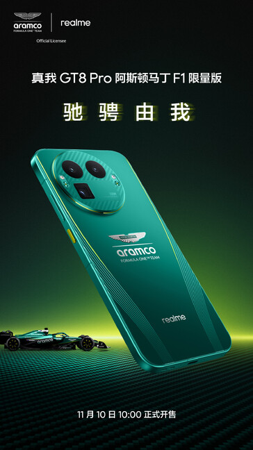 Realme GT 8 Pro Aston Martin F1 Edition (źródło zdjęcia: Realme)