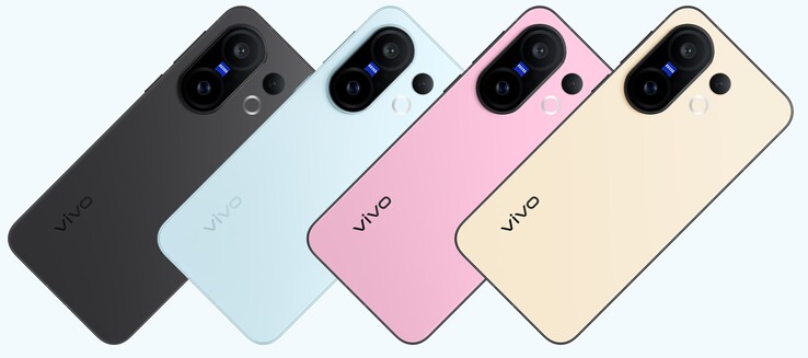 Smartfon Vivo X200 FE jest dostępny w modnej różowej, minimalistycznej czarnej, nowoczesnej niebieskiej i jasno miodowej żółtej wersji kolorystycznej (źródło zdjęcia: Vivo)