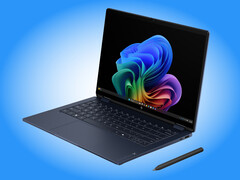 Nowy OmniBook X Flip 14 może być skonfigurowany w kolorze Atmospheric Blue niezależnie od wybranego procesora.