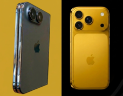 Wyciekły model iPhone'a Ultra (po lewej) obok iPhone'a 17 Pro (po prawej) - edytowano.