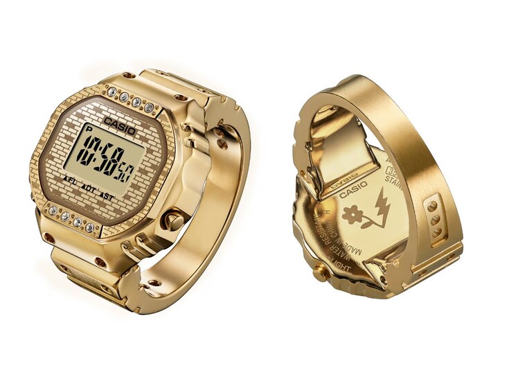 Zegarek pierścieniowy Casio x J Balvin CRW001JB-9
