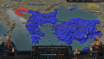 Na zdjęciu: zrzut ekranu z rozgrywki w grze „Crusader Kings III”.